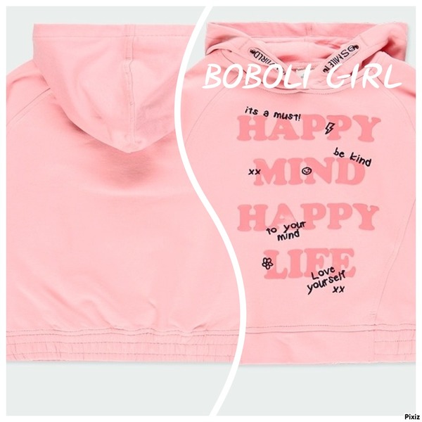 БЛУЗА С КАЧУЛКА HOODIE BOBOLI